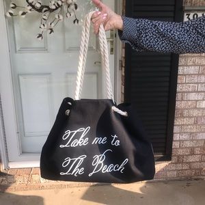 “Take Me to the Beach” Beach Bag